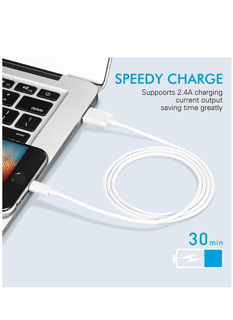 Raxoom Fast Phone Charging Cable & Data Sync USB Cable Compatible for iPhone 13, 12,11, X, 8, 7, 6, 5, iPad Air, Pro, Mini & iOS Devices - Image 4