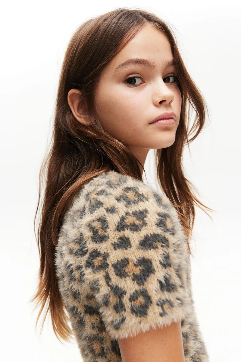 اتش اند ام Fluffy-Knit Top