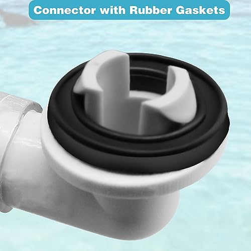 CANIPHA 3Ft Portable Air Conditioner Drain Hose, 3/5 Inch Leakproof AC Drain Hose Kit, Universal AC Drain Hose Drain Pipe Replacement with Hose Connector and Clamp, Window Air Conditioner Unit Parts - Image 3