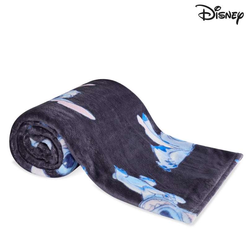 Disney Disney Stitch Fleece Blanket Super Soft Blanket Throw Bed Accessories 150 x 130 Sofa Throw Bed Blankets Baby Yoda Gifts (Blue Stitch) - Image 4