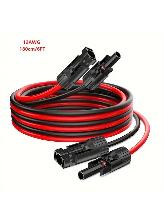 10ft 12AWG MC4 Solar Extension Cable Kit with Male Female Connectors for Car RV - Image 5