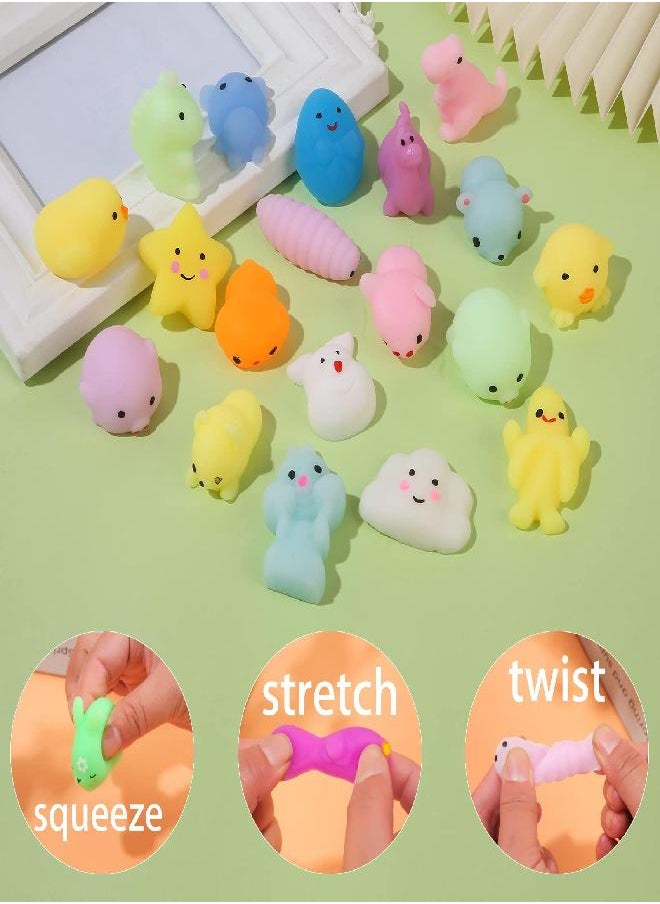 Bingcute 72 pcs Mochi Squishy Toys, Kawaii Squishy Animals for Party Favors Classroom Prize Pinata Easter Fillers Fidget Toys Pack Bulk Squishies Toys Gifts for Boys and Girls Christmas Stocking Valentines  - Image 5