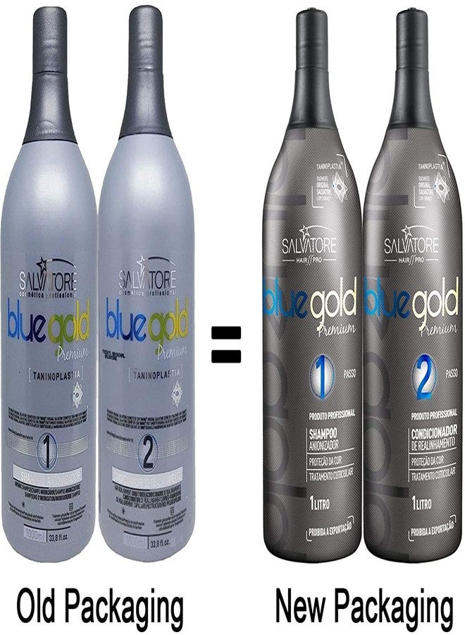 Salvatore 1L Anti-Waste Shampoo, Conditioner Reconstructor - Premium Blue Gold Formulation - Image 4