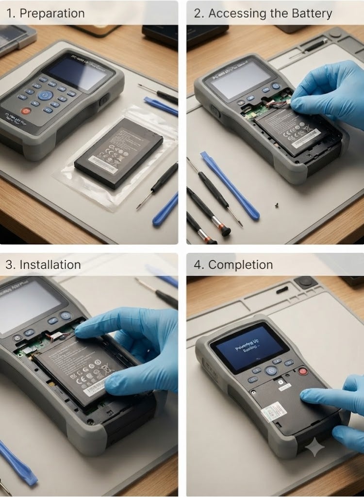 KNP V5-H 7800mAh Li-ion Polymer Battery for IPC-9800 ADH Plus Camera Tester - Image 2
