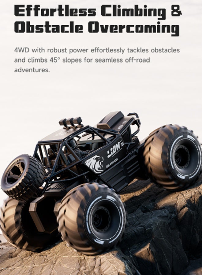 High-Speed Amphibious All-Terrain RC Monster Truck Toy, 15Km/h, Blue - Image 4