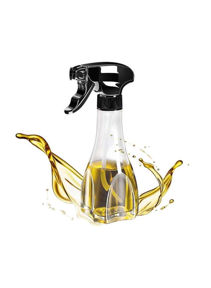 SYOSI Olive Oil Sprayer for Cooking, 240ML Olive Oil Dispensing Oil Sprayers, Olive Oil Sprayer Mister, Oil Spray Glass Bottle for Cooking, Kitchen, Salad, Barbecue (Black) - Image 1