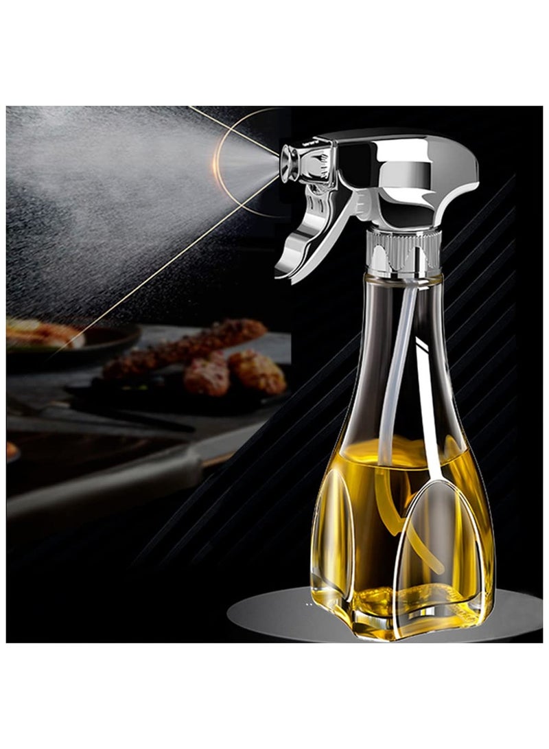 SYOSI Olive Oil Sprayer for Cooking, 240ML Olive Oil Dispensing Oil Sprayers, Olive Oil Sprayer Mister, Oil Spray Glass Bottle for Cooking, Kitchen, Salad, Barbecue (Black) - Image 5