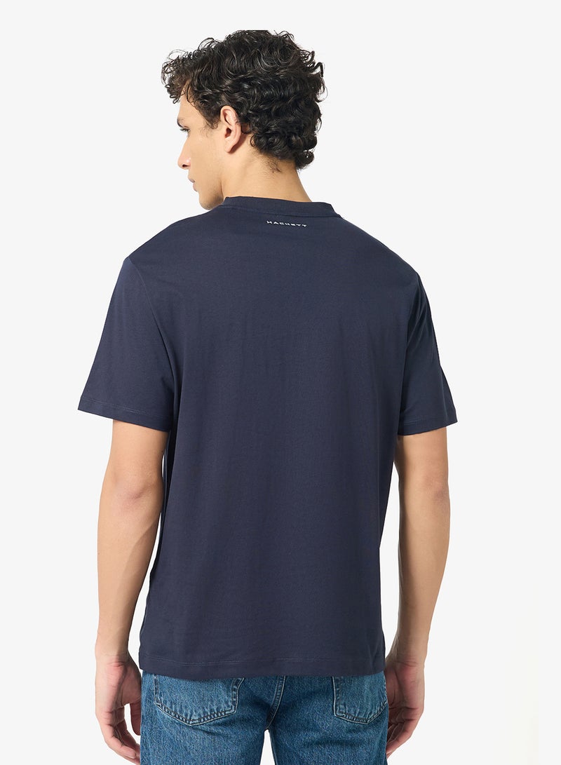 Hackett Block Crew Neck T-Shirt - Image 2