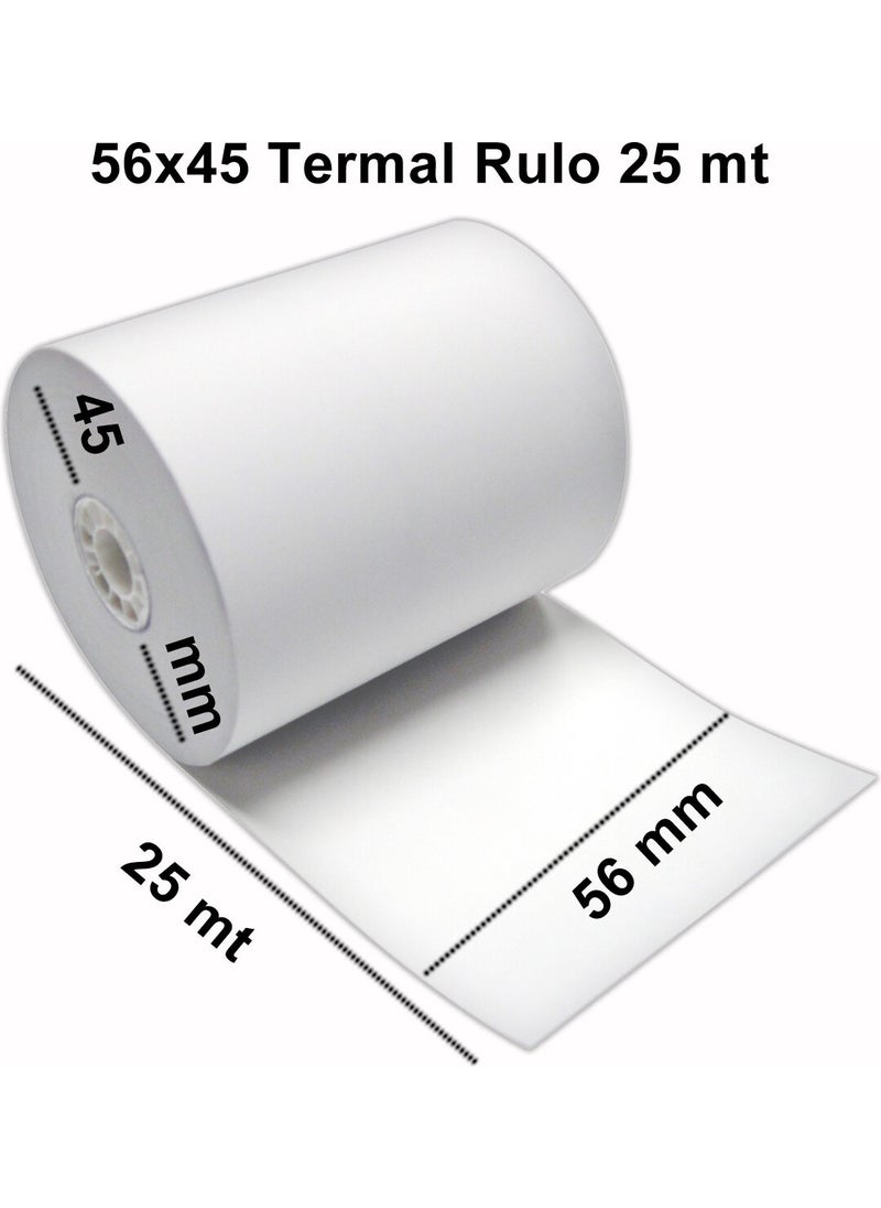 Rulo Merkezi - 56 x 25 M Thermal Roller Pack of 420 (1 box) - Image 1