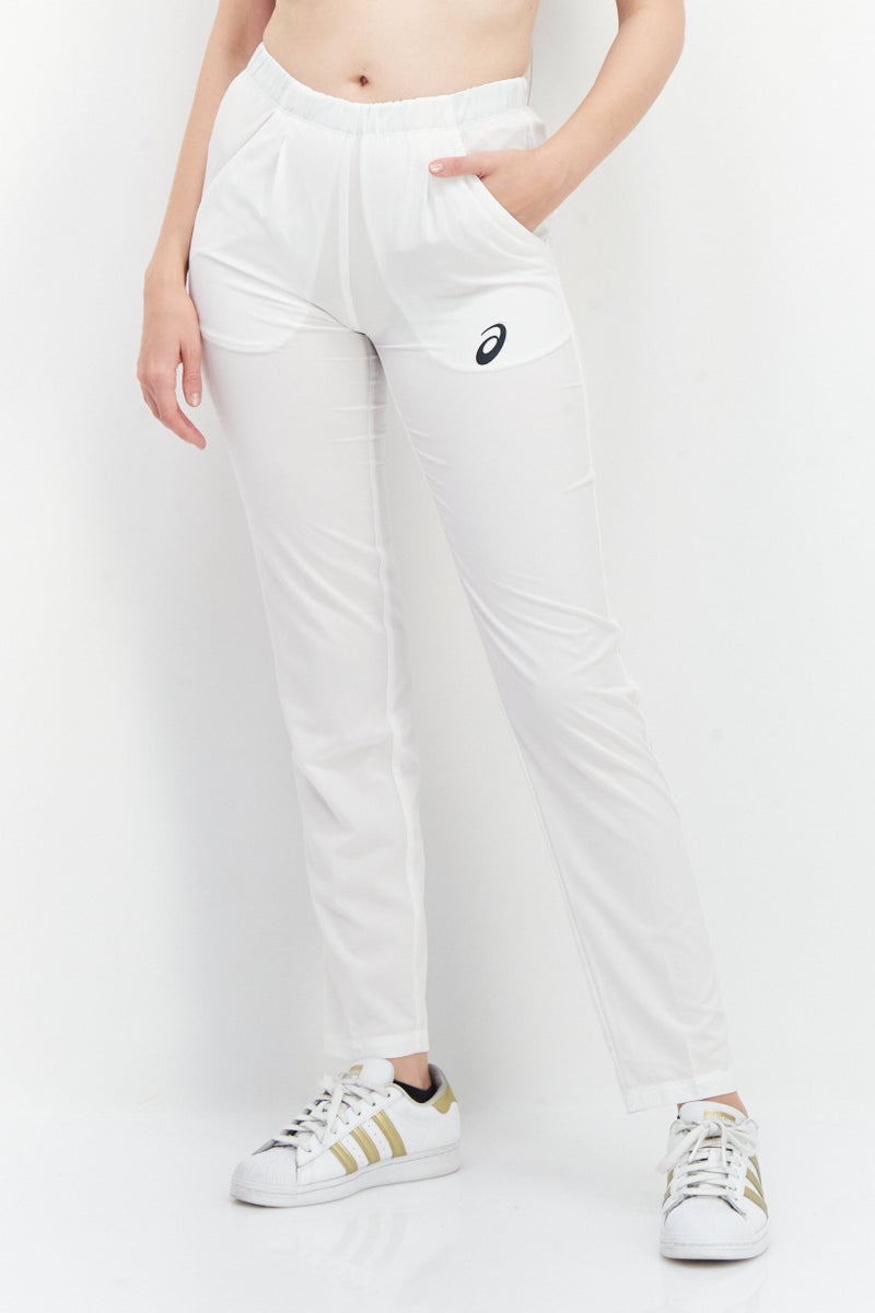 asics Women Sportswear Fit Tennis Pants, White - Image 1