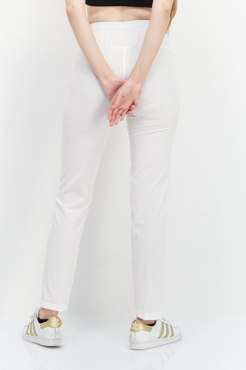 asics Women Sportswear Fit Tennis Pants, White - Image 3