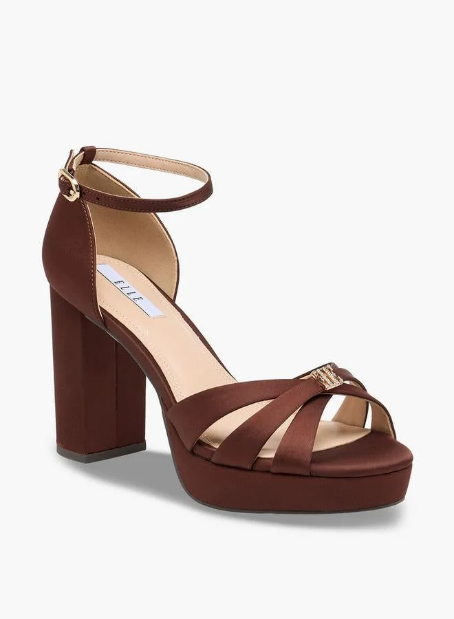 Elle Women Block Heel Sandals