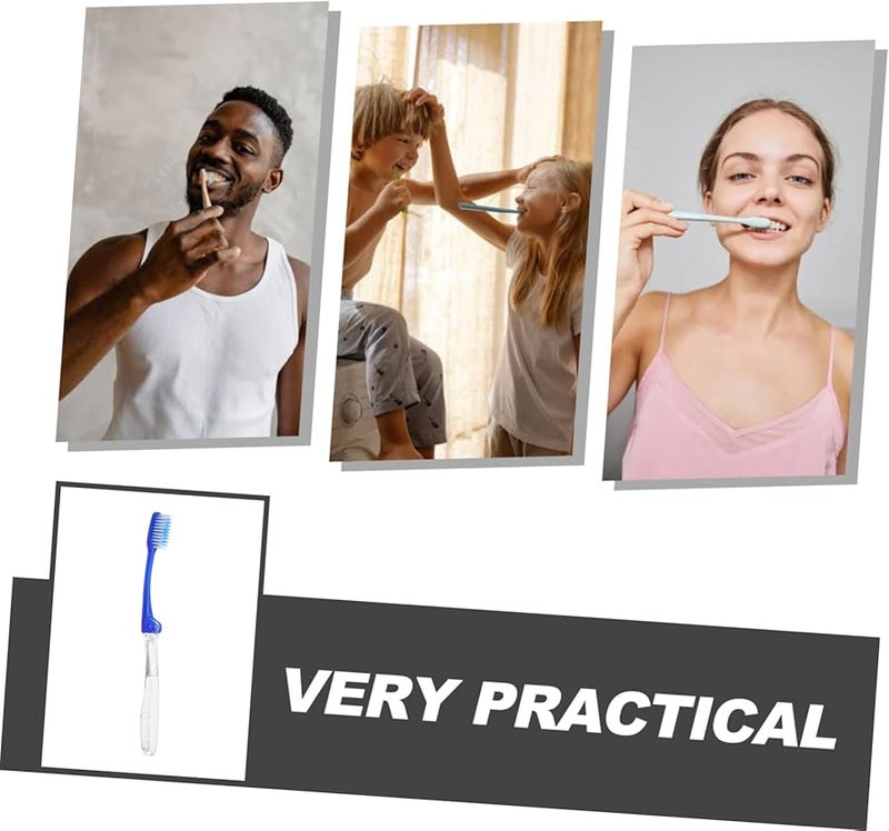 10Pcs Travel Toothbrushes Compact Portable with Soft Bristles for Oral Care Camping Business Trips Gifting - Image 5