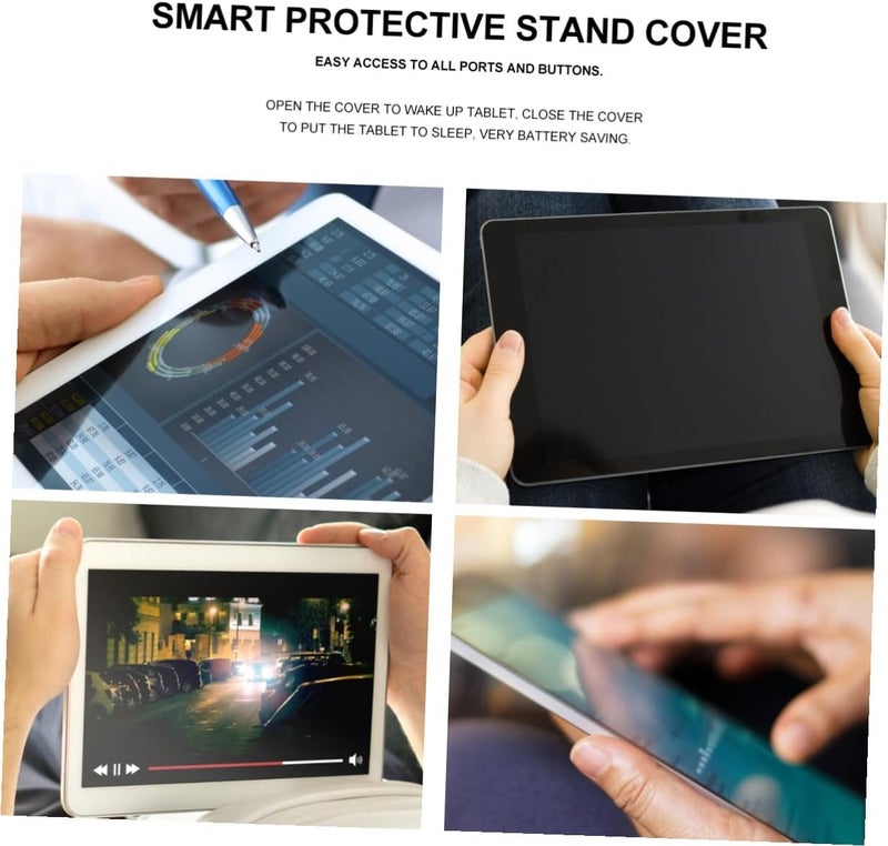 Protective Stand Cover for 10.5" Tablet, Case with Auto Sleep/Wake Function, Shockproof Back Protector Suitable for Travel and Daily Use - Image 5
