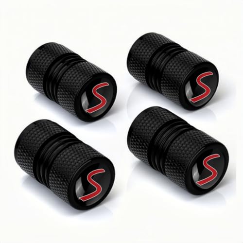 JULOPO Car Wheel Tire Valve Stem Caps Compatible with Mini Cooper s Fashion Tire Air Caps Cover - Image 1