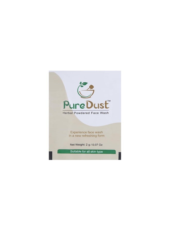 PureDust أكياس غسول الوجه بيور داست الطبيعية المصنوعة من مسحوق الأعشاب لجميع أنواع البشرة، تساعد في تقليل حب الشباب والتحكم في إفراز الزيوت، مناسبة للسفر ومعتمدة من إدارة أمن النقل الأمريكية - تكفي حتى 100 غسلة (عبوة من 25 كيسًا). - Image 4