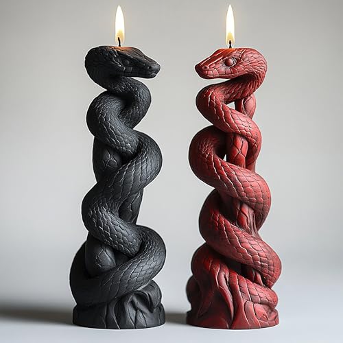 EVERELAM Snake Candle Mold - Animal & Bear Resin Casting Molds, Silicone Clay Jewelry Molds, Candle Making Craft Supplies - Image 5