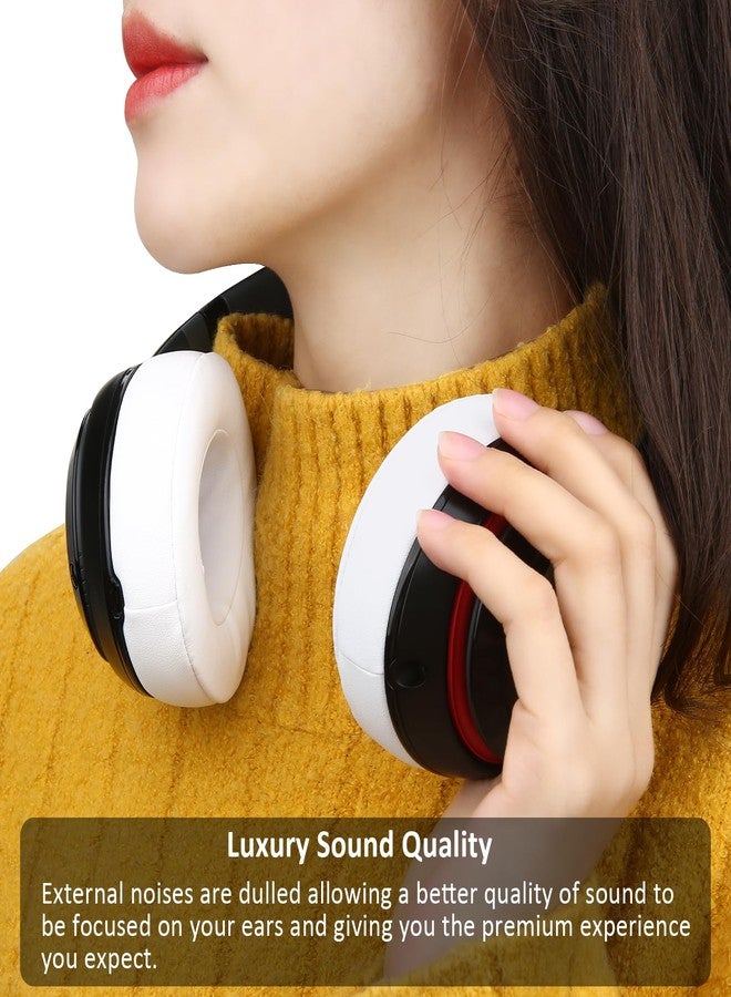 EARROCK Ear Cushions for Beats Studio 2& Studio 3 (B0501, B0500) with Noise Isolation Memory Foam and Protein Leather Sweat-Proof (White) - Image 3