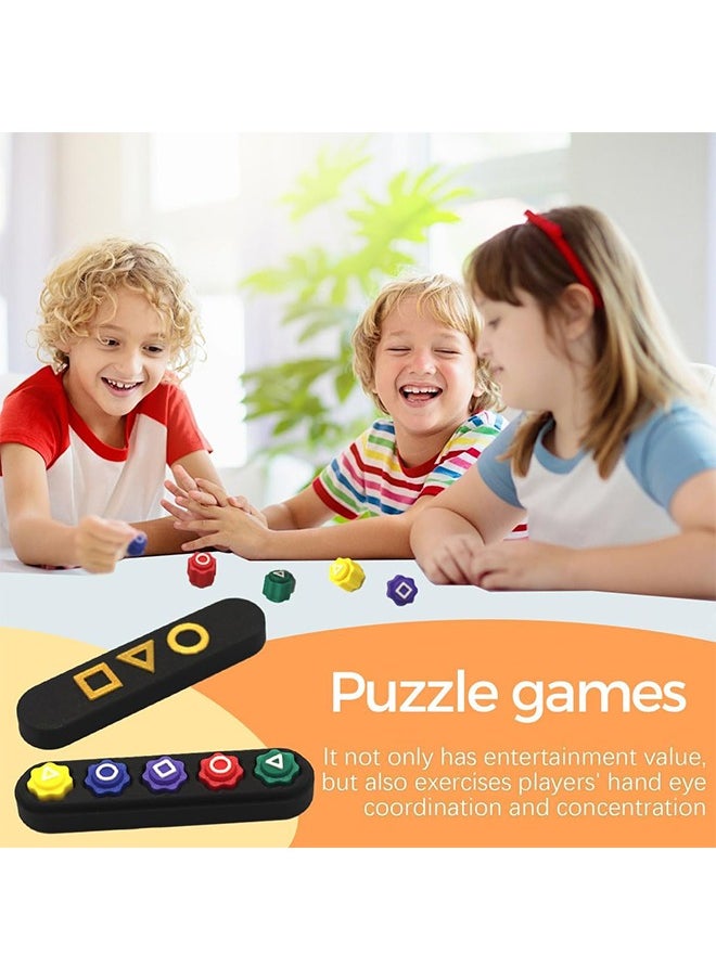 Organizer 2025 Korean Gonggi Game, 5PCS Gong-Gi Game Set, Korean Traditional Play Game Gonggi Stone Set Hand Eye Coordination Training Family Travel Games  - Image 4