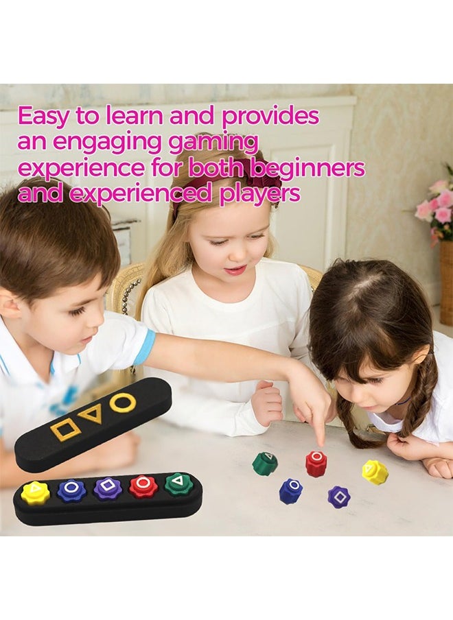 Organizer 2025 Korean Gonggi Game, 5PCS Gong-Gi Game Set, Korean Traditional Play Game Gonggi Stone Set Hand Eye Coordination Training Family Travel Games  - Image 3