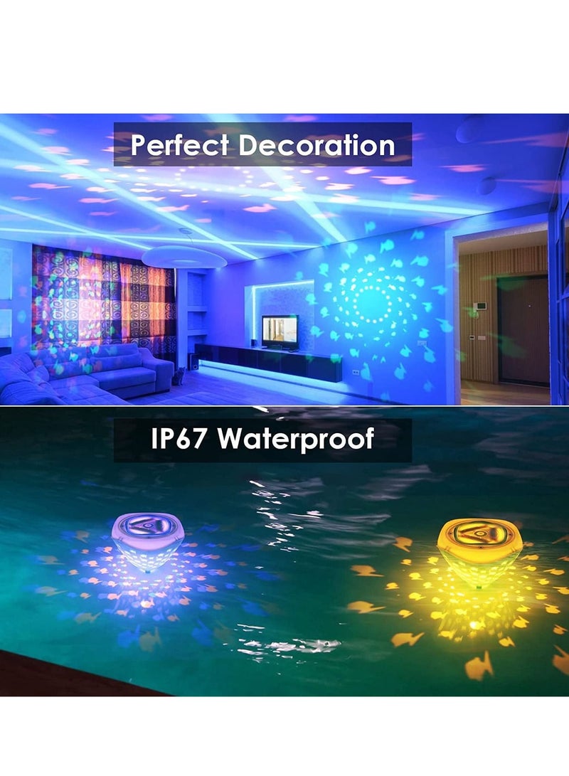 Floating Swimming Pool Lights, Fish Pattern 1PCS Color Changing Light Underwater Float, 4 Colors 2 Modes, Glow Hot Bath Tub Pond Decor Kids Light-up Toy (3AAA Batteries are Needed. Not Included) - Image 3