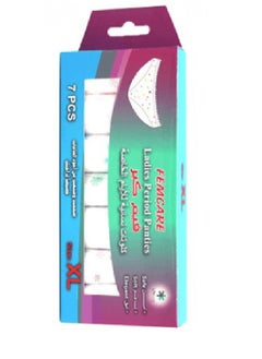 FEMCARE Ladies Period Panties For Menstruation Postpartum And Sports One-Time Use 7 Pcs 
