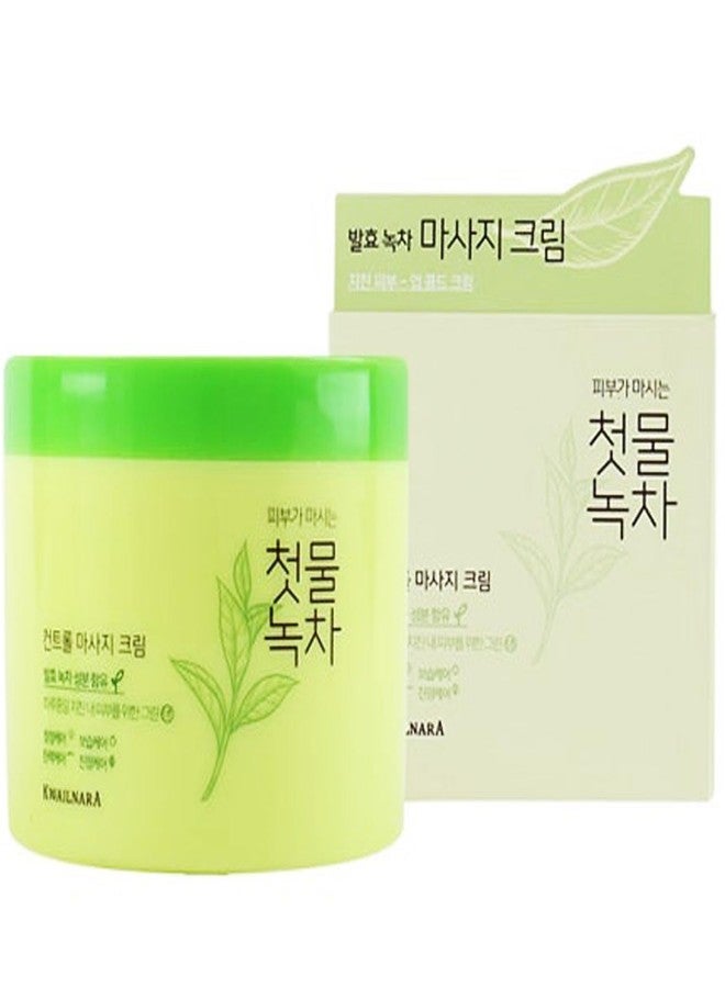 Welcos Kwailnara The First Green Tea Control Massage Cream (Fermented Green Tea) - Image 4