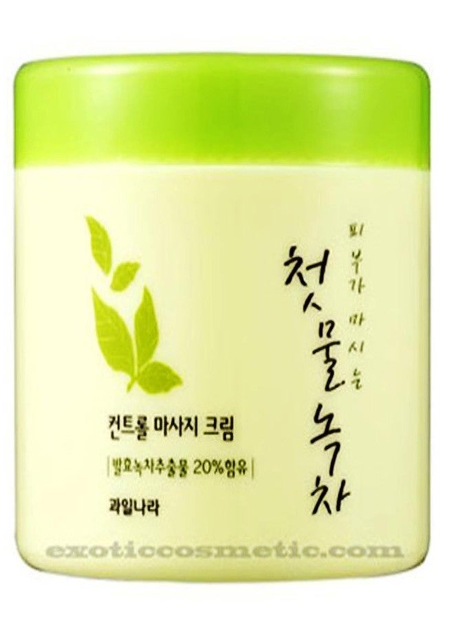 Welcos Kwailnara The First Green Tea Control Massage Cream (Fermented Green Tea) - Image 1