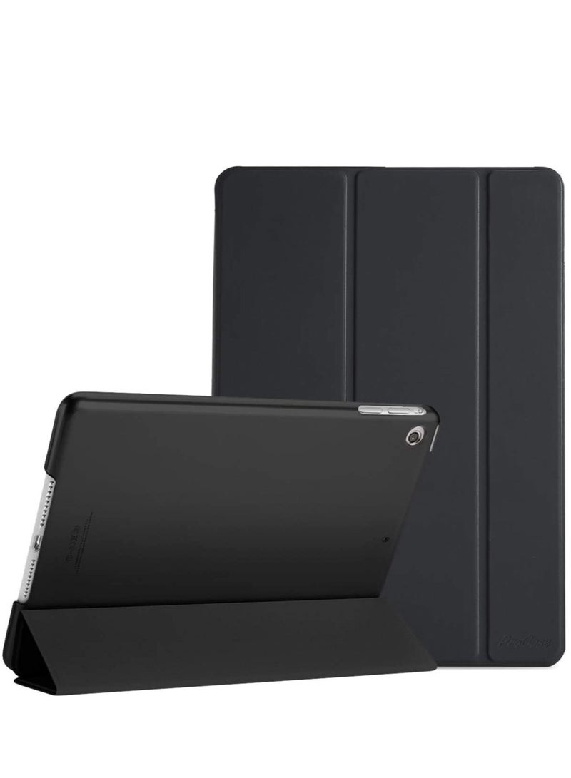 ELTRAZONE ProCase Smart Case for iPad Air 1st Edition, Ultra Slim Lightweight Stand Protective Case Shell with Translucent Frosted Back Cover for Apple iPad Air 2013 Model (A1474 A1475 A1476) -Black - Image 1
