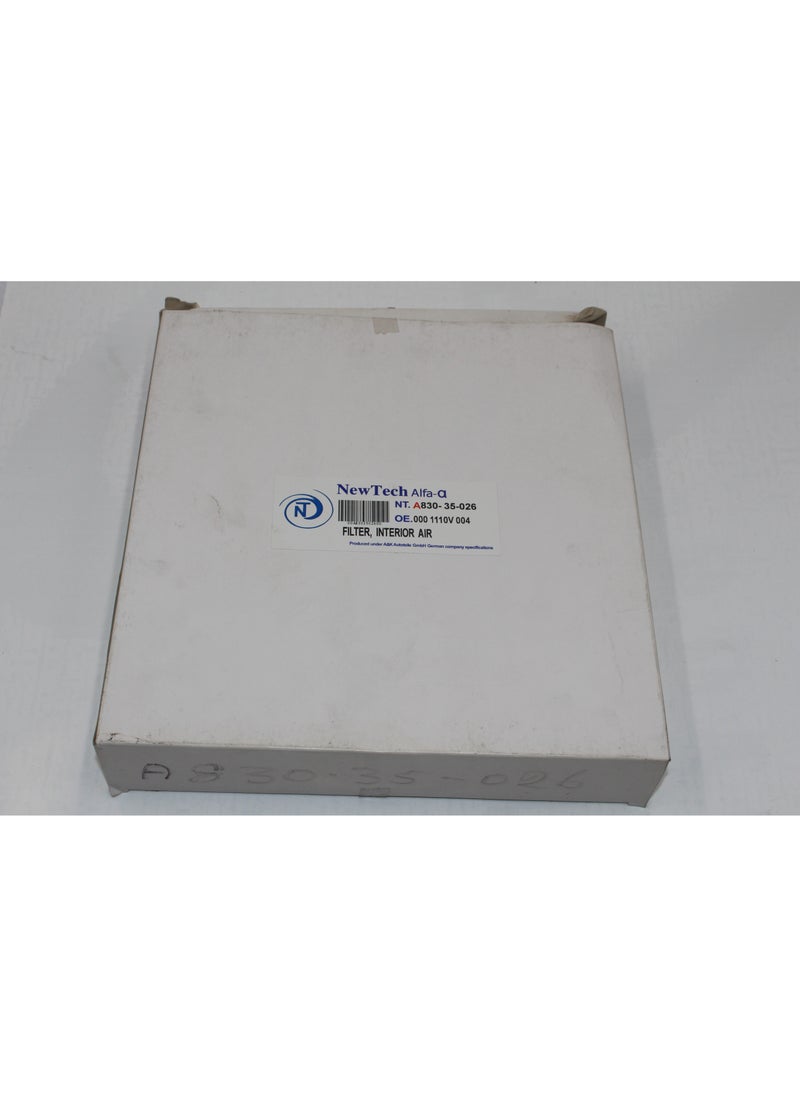 NEWTECH ALFA - NEWTECH ALFA AC FILTER DB SMART ALL A830-35-026 - Image 1