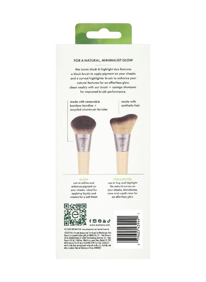 Eco Tools New Natural Blush & Highlight Duo  - Image 2