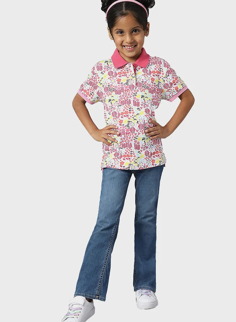 bhpoloclub Youth Printed Polo
