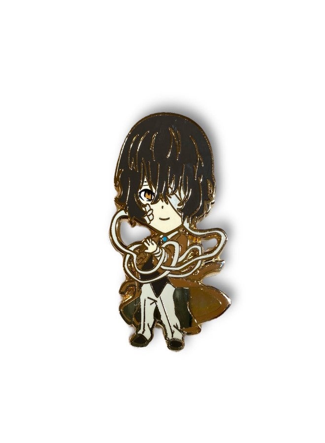 دبابيس شخصيات أنمي Bungo Stray Dogs، دبوس مينا لشخصية أوسامو دازاي، دبوس مينا صلب لشخصية أوسامو دازاي، سلسلة مفاتيح لشخصية أوسامو دازاي من مانغا Bungo Stray Dogs، منتجات شخصية أوسامو دازاي من Bungo Stray Dogs - Image 1