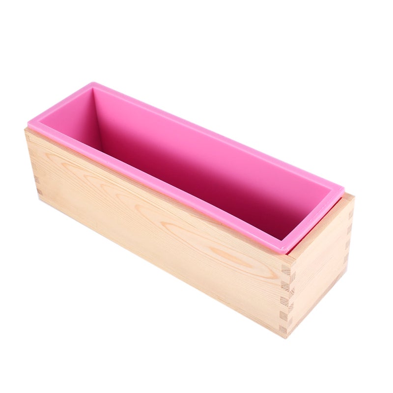 Rectangle Silicone Liner: 220°C Heat Resistant Reusable Soft Silicone Liner - Non-toxic Non-stick Soap Mould for DIY Making - Image 2