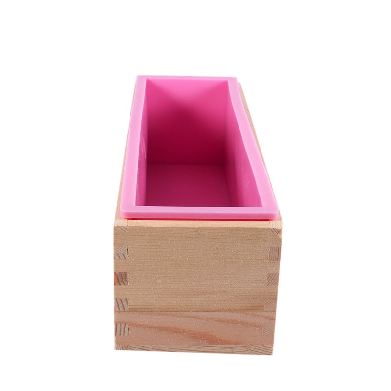 Rectangle Silicone Liner: 220°C Heat Resistant Reusable Soft Silicone Liner - Non-toxic Non-stick Soap Mould for DIY Making - Image 1