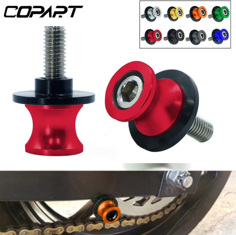 COPART 2pcs 8MM M8 Motorcycle Swingarm Spools Sliders CNC Swing Arm Stand Screw for Kawasaki Z650 Z800 Z900 Z1000 Z900 Z800 - Image 4