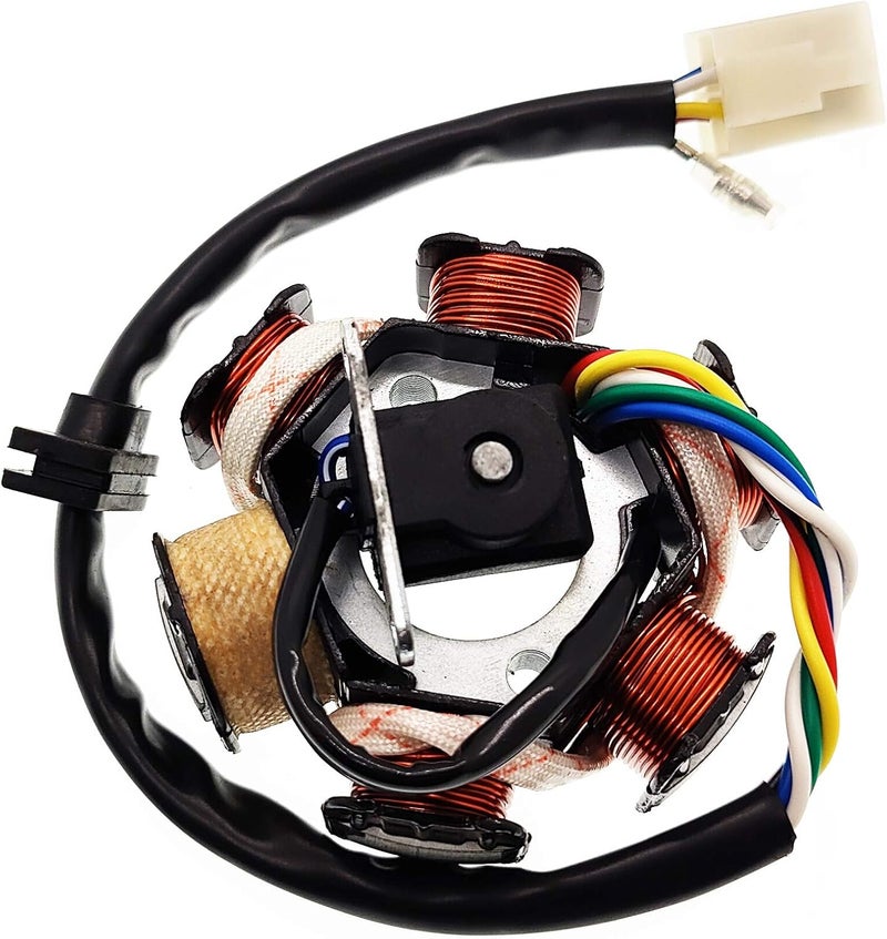 RUIDELI ATV Ignition Stator Magneto 5 Wire AC 6 Pole Coil for GY6 125cc 150cc Scooter Moped - Image 2