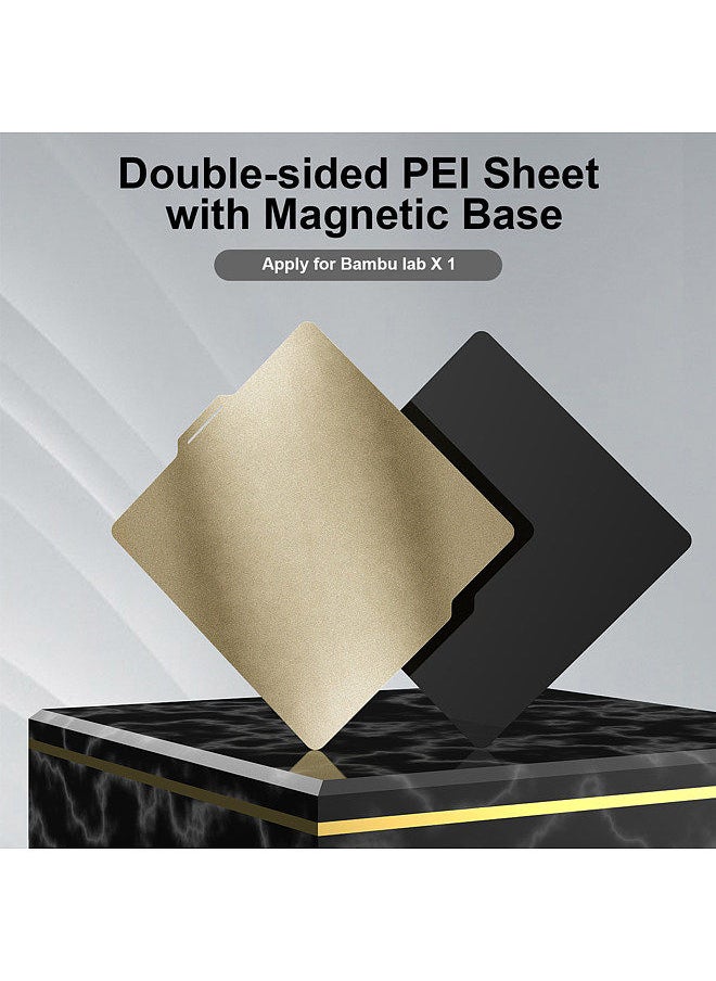 Two Trees - PEI Printing Plate Kit Compatible with Bambu Lab X1/P1P 3D Printer Accessory Ultra-high Adhesion Strong Magnetic Build Platform 268*258mm Suitable for PLA ABS ASA PETG TPU PC PA Filament - Image 1