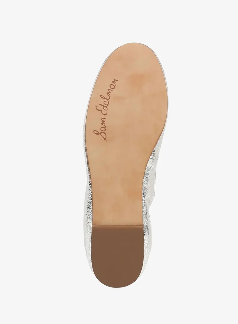 Sam Edelman SILVER Felicia Ballet Flat for Women | Best Price UAE