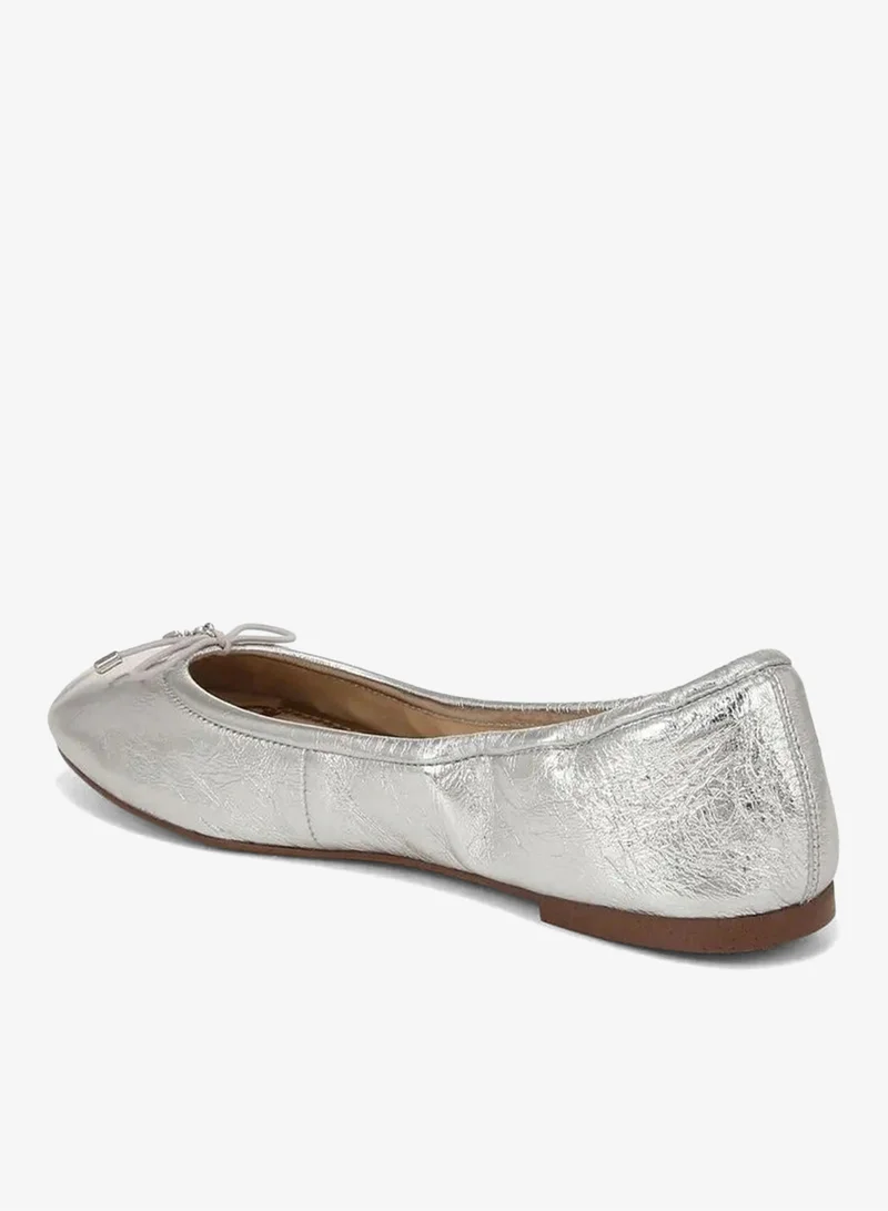 Sam Edelman SILVER Felicia Ballet Flat for Women | Best Price UAE