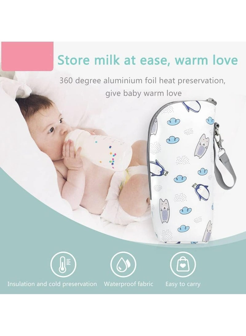 Insulated Milk Bottle Bag Portable Breastmilk Storage Tote  - Image 4