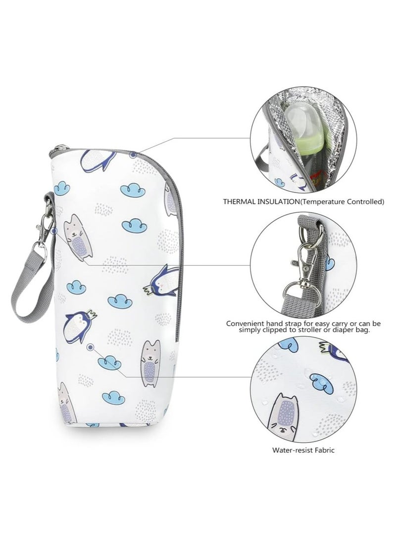 Insulated Milk Bottle Bag Portable Breastmilk Storage Tote  - Image 3