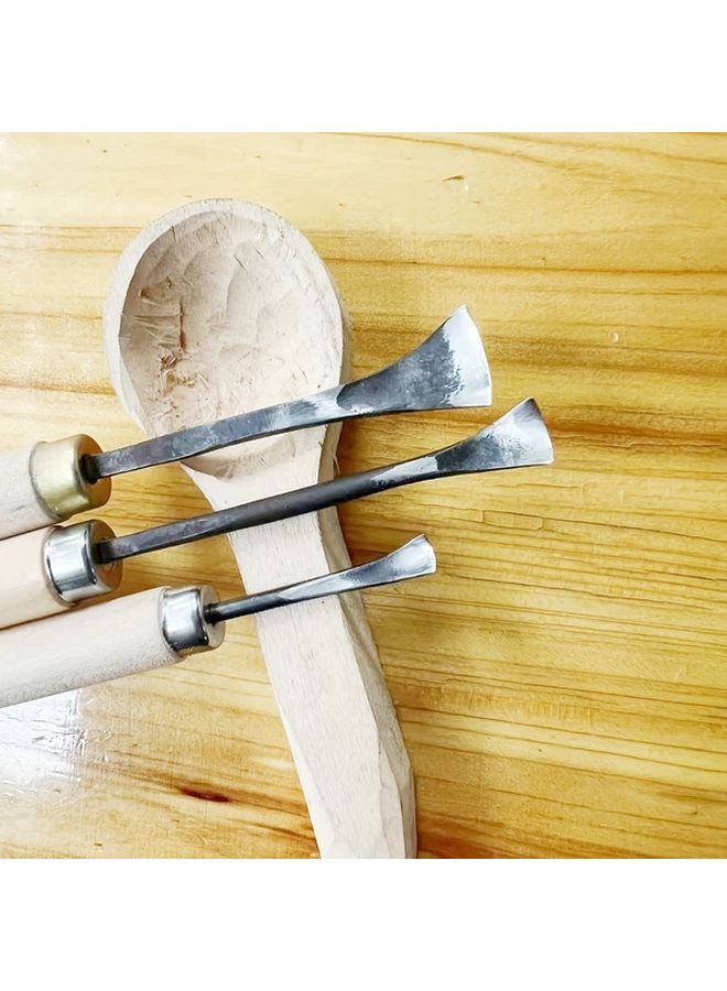 Handcrafted Steel Wood Carving Chisel Durable Foldable 15mm Cutting Edge Woodworking Tool - Image 4