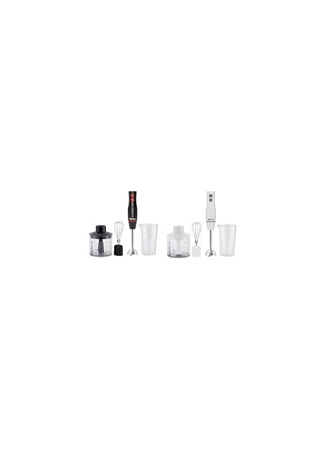 Mienta - Mienta - Hand Blender 450W -HB111138B -Black + Blendex Mienta - Hand Blender 450W-HB111138A -White - Image 1