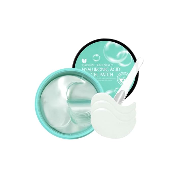 MIZON Triple Hyaluronic Acid Eye Gel Patches – Hydrogel Eye Masks with Seaweed Extract for Deep Hydration, Plumping & Soothing – 60 Pcs Under-Eye Treatment for Dryness & Fine Lines