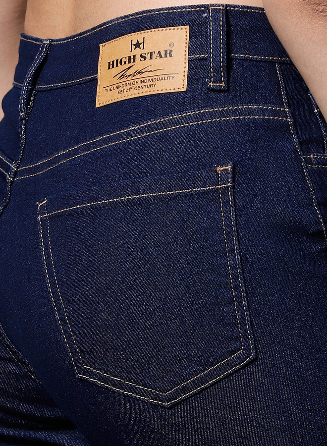 هاي ستار جينز بقصة منتظمة وخصر مرتفع وغسلة متوسطة - Image 5