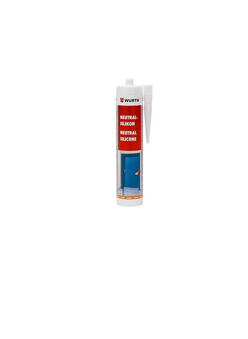 Wurth Neutral Silicone- Clear/Transparent 300ml - Image 1