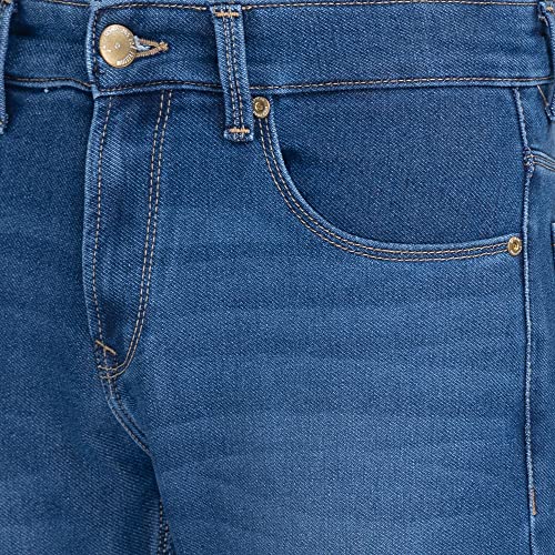 Spykar Men's Skinny Fit Low-Rise Casual Jeans Light Blue - Image 2