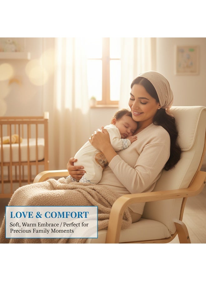 شي آند ليتل جمبسوت رضيع مبطن، أكمام طويلة دافئ وسميك مع حشوة 120 جرام، تصميم مضلع عريض مقاوم للرياح، فتحة سفلية بسحّاب، ناعم وقابل للتنفس ودافئ، مناسب للرضع من 0 إلى 7 أشهر لمختلف المناسبات - Image 4