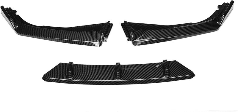 Wivplex Carbon Fiber Look Front Bumper Lip Splitter Kit - Image 4